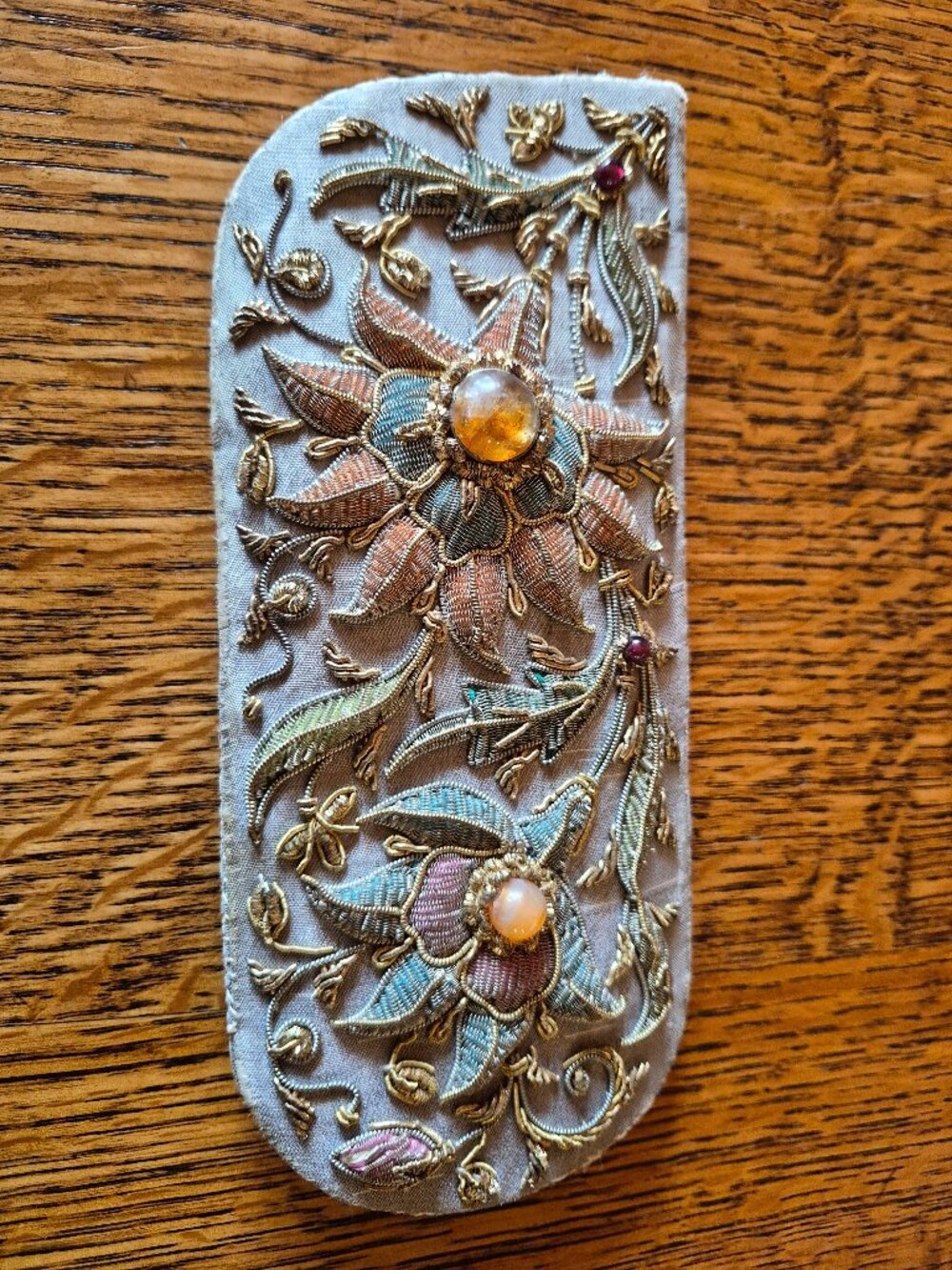 Vintage Zardozi eyeglasses case